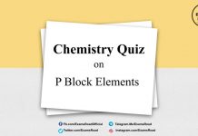 Chemistry Quiz on P Block Elements for IIT JEE, NEET, Medical & Engineering Exam 2021 Quiz on P Block Elements