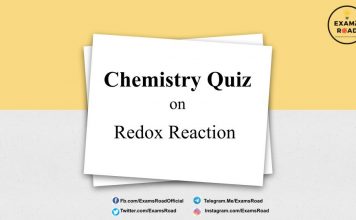 Chemistry Quiz on Redox Reaction for IIT JEE, NEET, Medical & Engineering Exam 2021 Chemistry Quiz on Redox Reaction