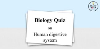 Biology Quiz on Human Digestive System for NEET & Medical Exam 2021 Quiz on Human Digestive System