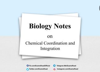 Chemical Coordination and Integration Handwritten Kota Notes PDF Download – NEET & Medical Exam 2021 Chemical Coordination and Integration Handwritten Kota Notes