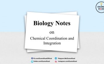 Chemical Coordination and Integration Handwritten Kota Notes PDF Download – NEET & Medical Exam 2021 Chemical Coordination and Integration Handwritten Kota Notes