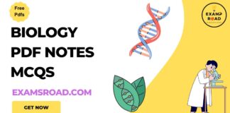 Free Biology PDF Notes Questions MCQs for NEET Medical Board Exams 2023-24 Biology PDF