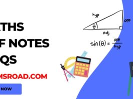 Free Maths PDF Notes Questions MCQs for JEE Engineering Board Exams 2023-24 maths PDF