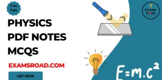 Free Physics PDF Notes Questions MCQs for NEET JEE Board Exams 2023-24 Physics PDF